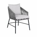 Tento Campait Calica Outdoor Patio Dining Chair Black TE3323345